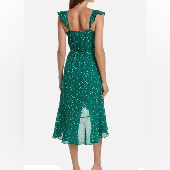 NWOT Nordstrom's SOCIALITE Ruffle Strap Wrap Dress - Picture 2 of 8